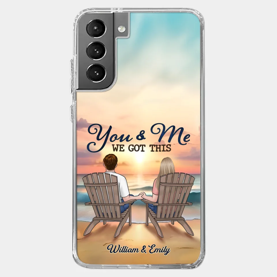 When It’s You And Me, Nothing Else Matters - Couple Personalized Custom Clear Phone Case - Gift For Husband Wife, Anniversary