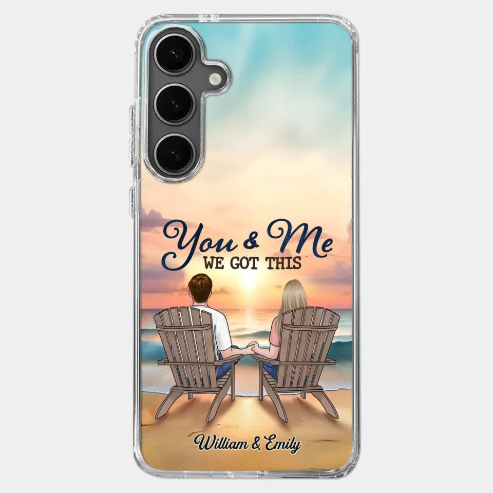 When It’s You And Me, Nothing Else Matters - Couple Personalized Custom Clear Phone Case - Gift For Husband Wife, Anniversary