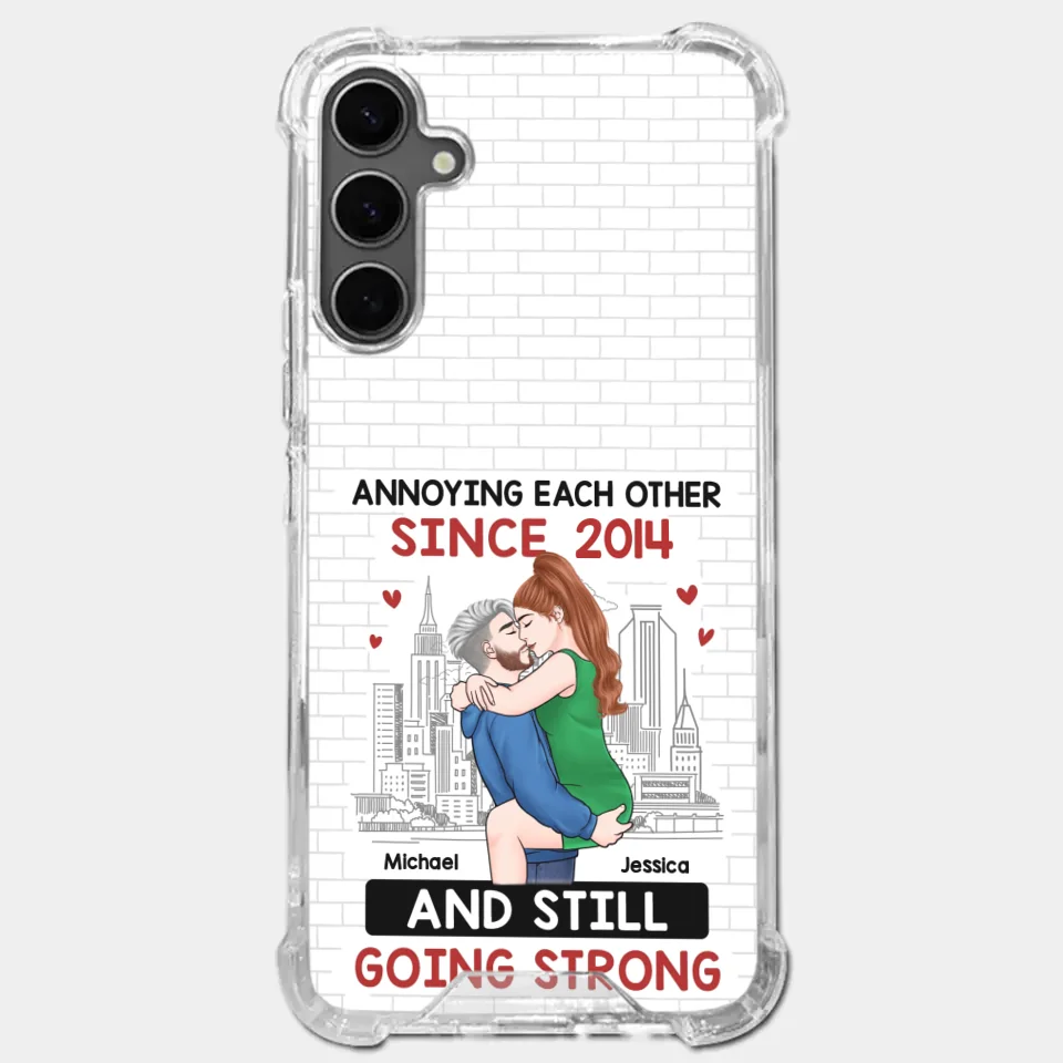 Destiny Made Us A Couple But Love Made Us Forever Together - Couple Personalized Custom Clear Phone Case - Gift For Husband Wife, Anniversary