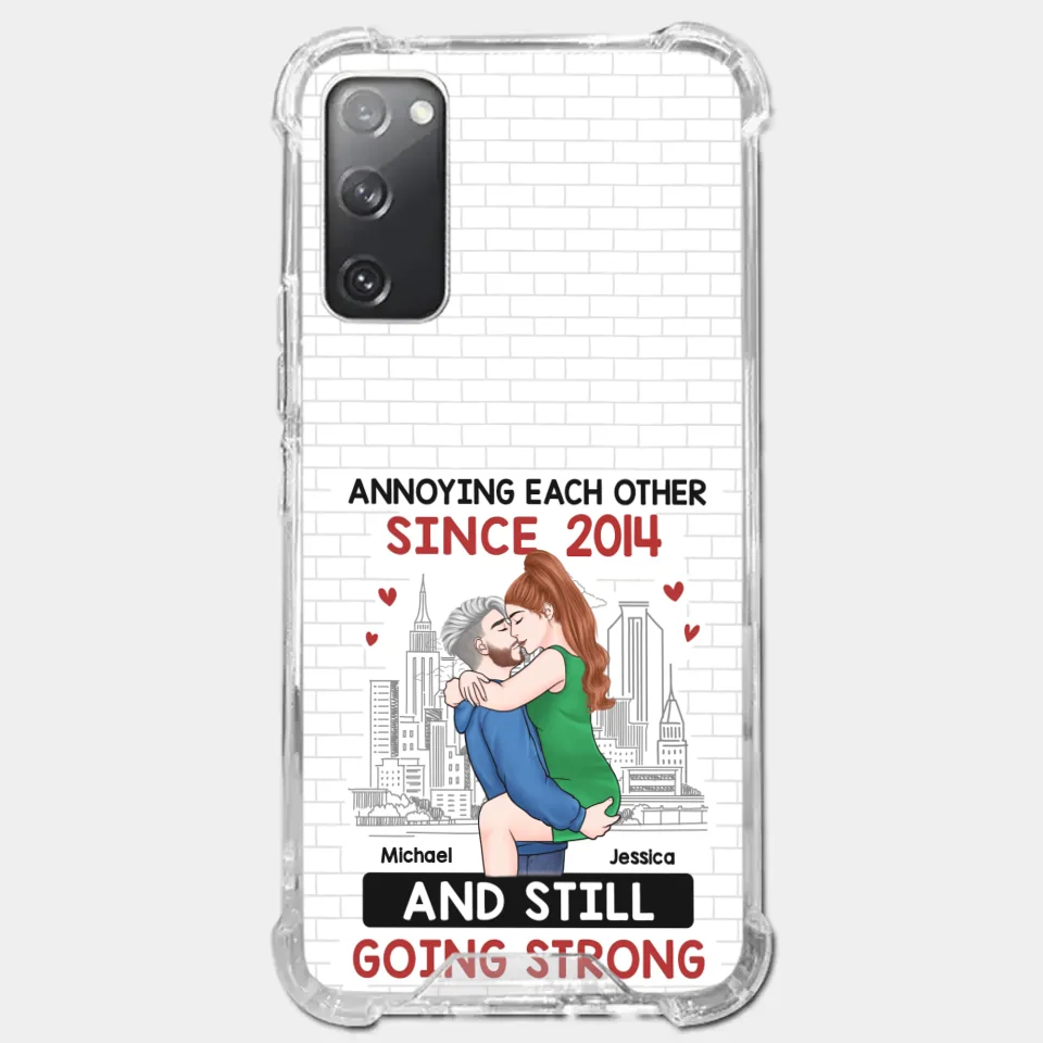 Destiny Made Us A Couple But Love Made Us Forever Together - Couple Personalized Custom Clear Phone Case - Gift For Husband Wife, Anniversary