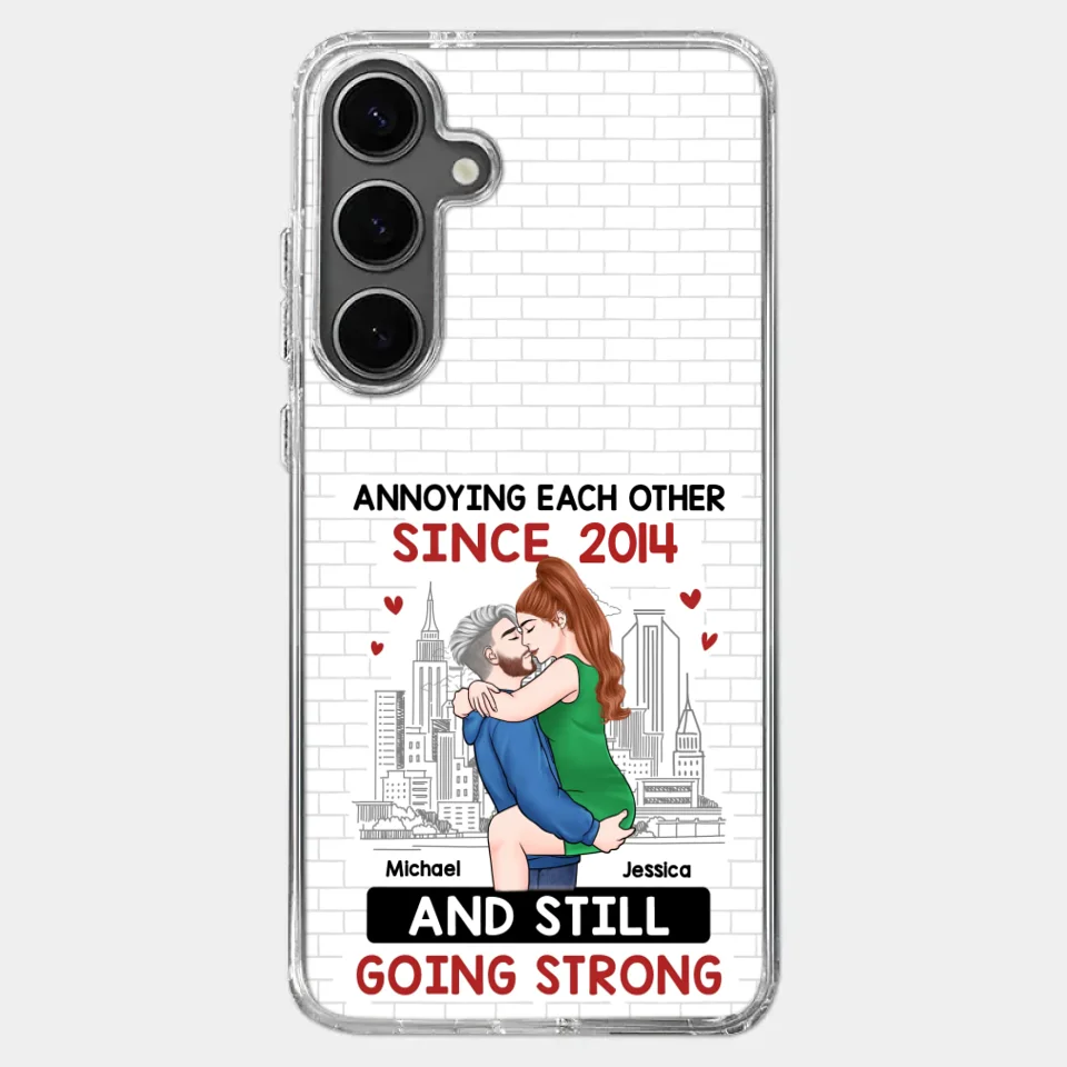 Destiny Made Us A Couple But Love Made Us Forever Together - Couple Personalized Custom Clear Phone Case - Gift For Husband Wife, Anniversary