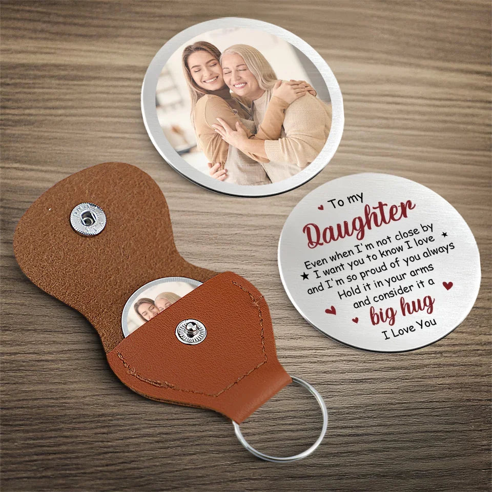 Custom Photo Pocket Hug - Personalized Birthday Gifts For Son, Daughter, Grandson, Granddaughter - I Love You And I’m So Proud Of You
