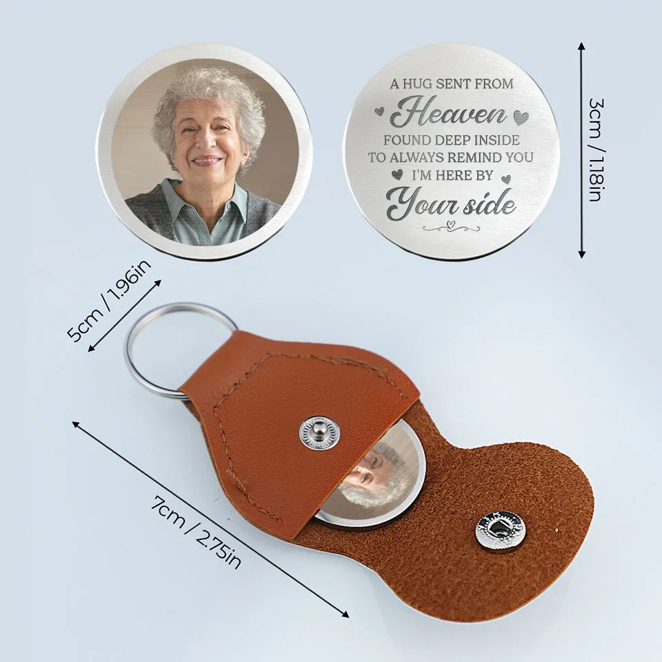 Custom Photo Your Love Is Our Eternal Memory - Memorial Personalized Custom Pocket Hug - Sympathy Gift For Family Members
