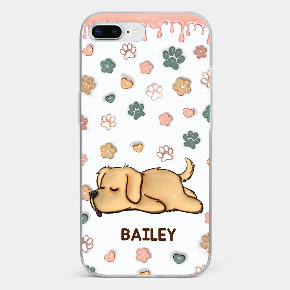 The Love Of A Pet Is Unconditional - Dog & Cat Personalized Custom 3D Inflated Effect Printed Clear Phone Case - Gift For Pet Owners, Pet Lovers