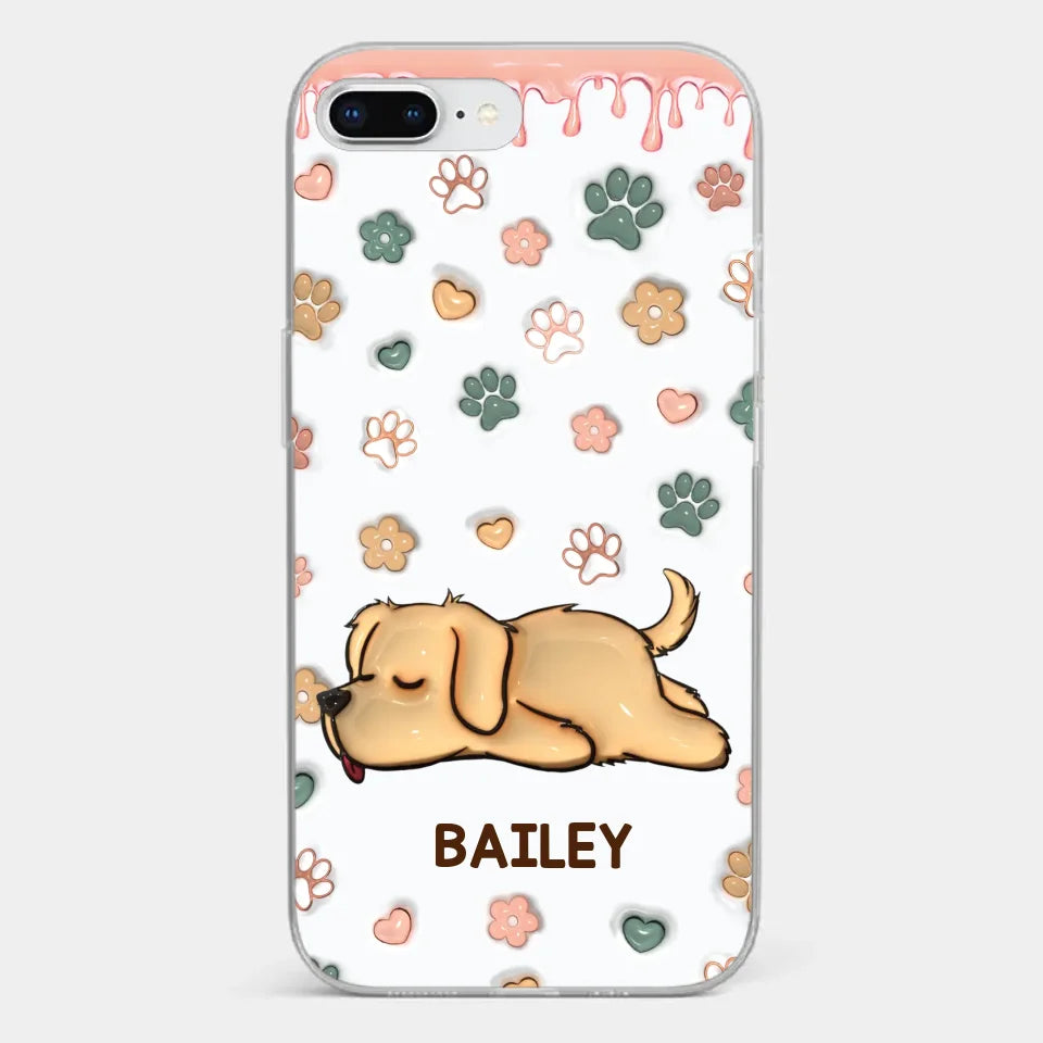 The Love Of A Pet Is Unconditional - Dog & Cat Personalized Custom 3D Inflated Effect Printed Clear Phone Case - Gift For Pet Owners, Pet Lovers