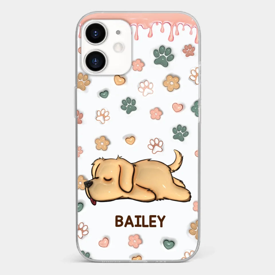The Love Of A Pet Is Unconditional - Dog & Cat Personalized Custom 3D Inflated Effect Printed Clear Phone Case - Gift For Pet Owners, Pet Lovers