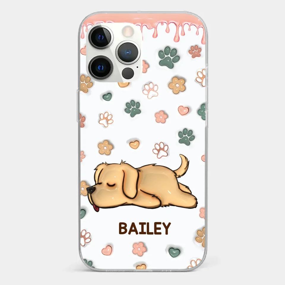 The Love Of A Pet Is Unconditional - Dog & Cat Personalized Custom 3D Inflated Effect Printed Clear Phone Case - Gift For Pet Owners, Pet Lovers