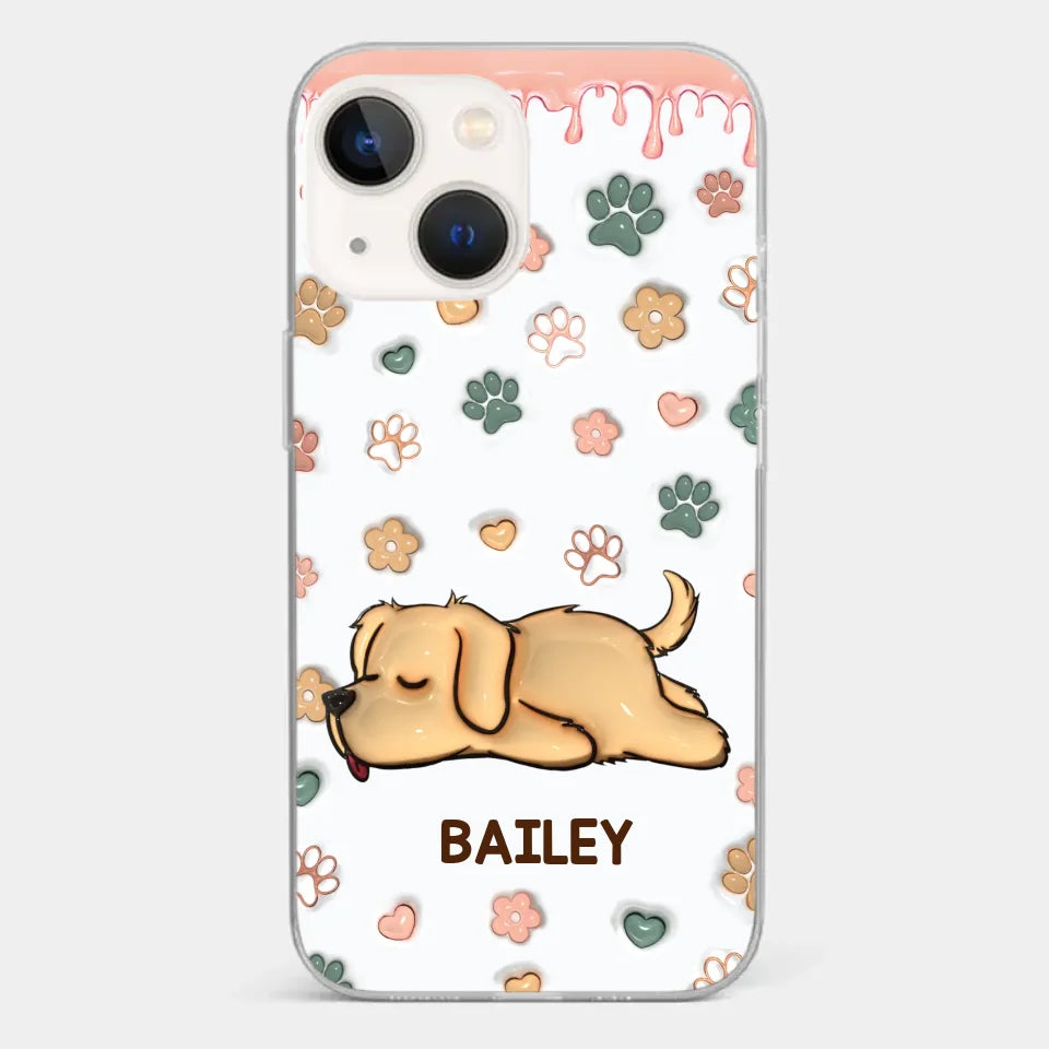 The Love Of A Pet Is Unconditional - Dog & Cat Personalized Custom 3D Inflated Effect Printed Clear Phone Case - Gift For Pet Owners, Pet Lovers