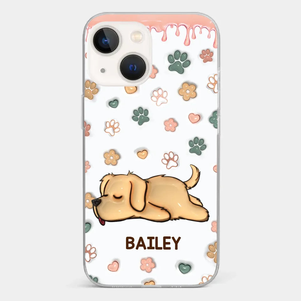 The Love Of A Pet Is Unconditional - Dog & Cat Personalized Custom 3D Inflated Effect Printed Clear Phone Case - Gift For Pet Owners, Pet Lovers