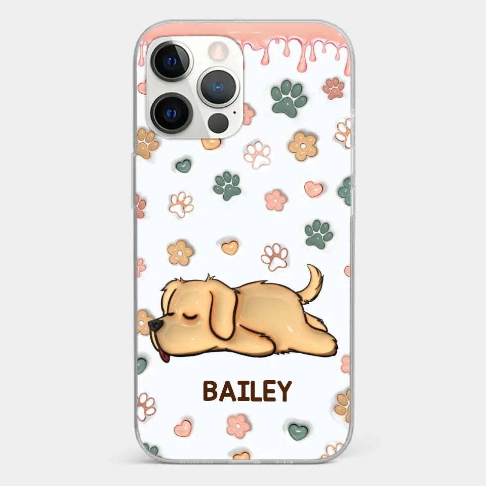 The Love Of A Pet Is Unconditional - Dog & Cat Personalized Custom 3D Inflated Effect Printed Clear Phone Case - Gift For Pet Owners, Pet Lovers