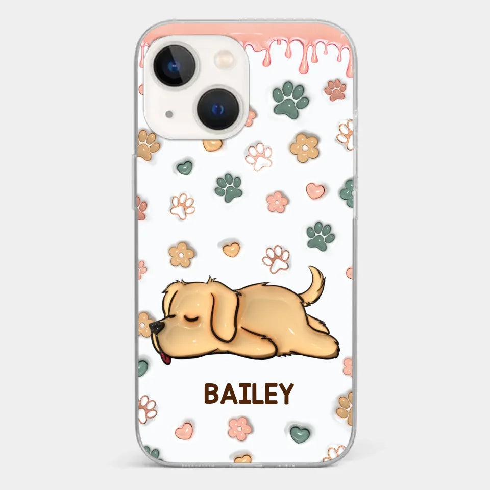 The Love Of A Pet Is Unconditional - Dog & Cat Personalized Custom 3D Inflated Effect Printed Clear Phone Case - Gift For Pet Owners, Pet Lovers