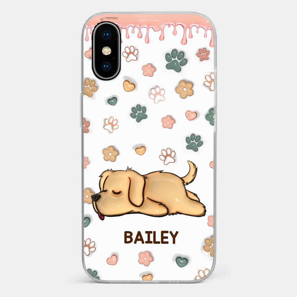 The Love Of A Pet Is Unconditional - Dog & Cat Personalized Custom 3D Inflated Effect Printed Clear Phone Case - Gift For Pet Owners, Pet Lovers