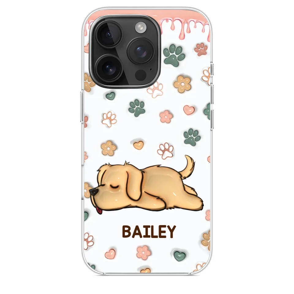 The Love Of A Pet Is Unconditional - Dog & Cat Personalized Custom 3D Inflated Effect Printed Clear Phone Case - Gift For Pet Owners, Pet Lovers