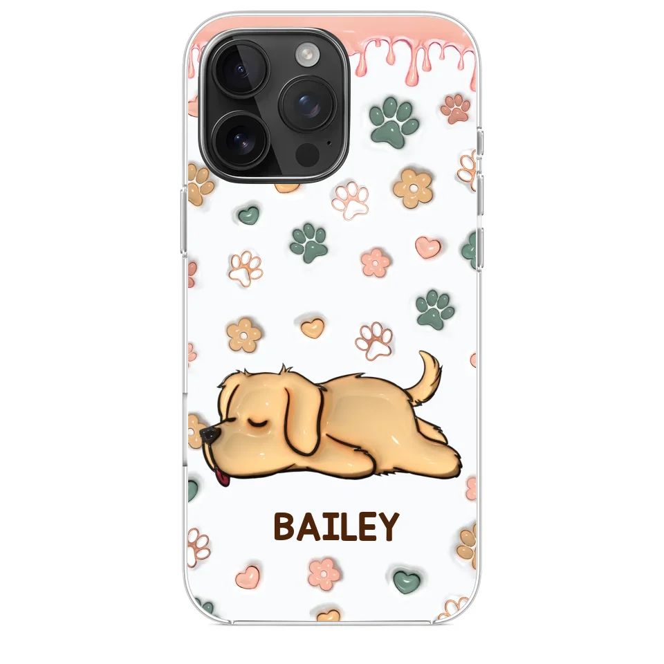 The Love Of A Pet Is Unconditional - Dog & Cat Personalized Custom 3D Inflated Effect Printed Clear Phone Case - Gift For Pet Owners, Pet Lovers