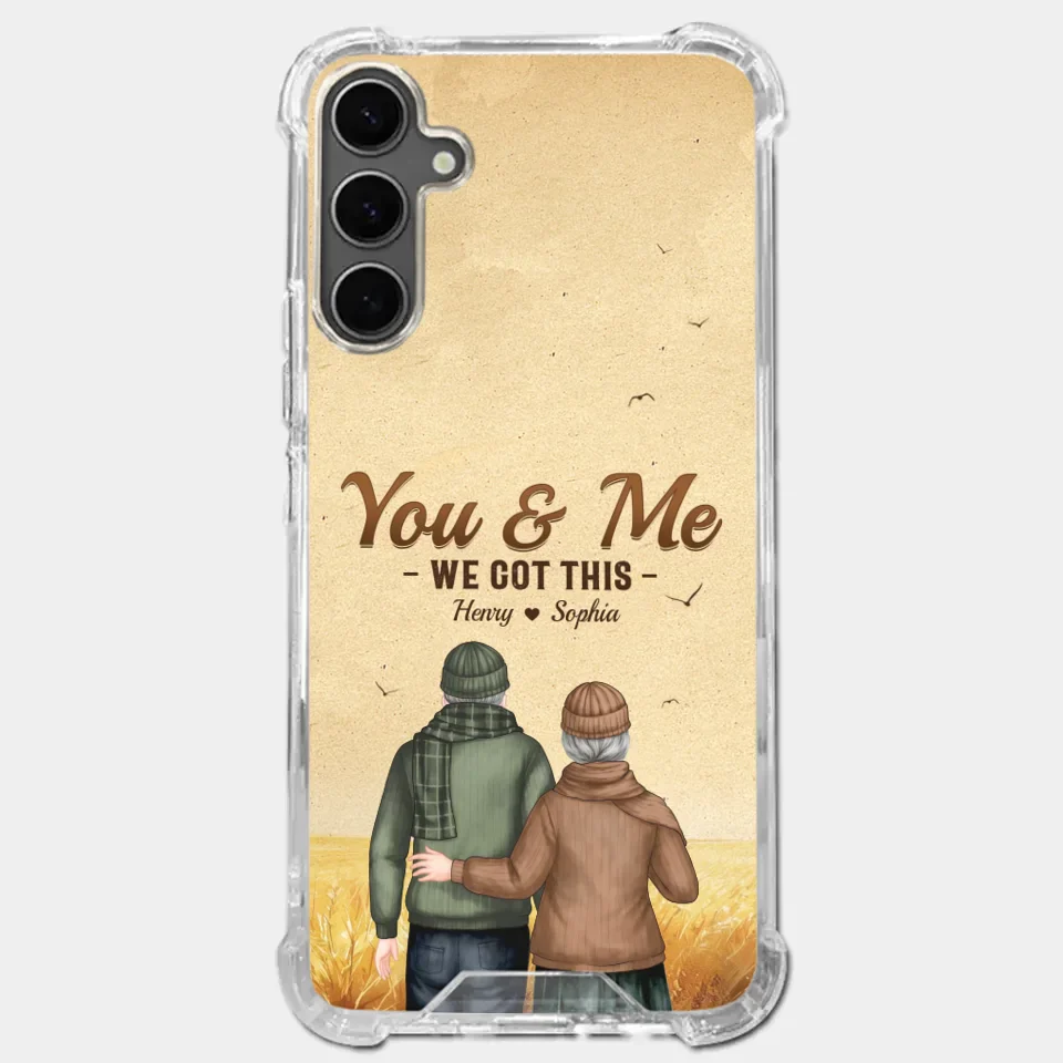 You & Me, We Got It - Couple Personalized Custom Clear Phone Case - Gift For Husband Wife, Anniversary