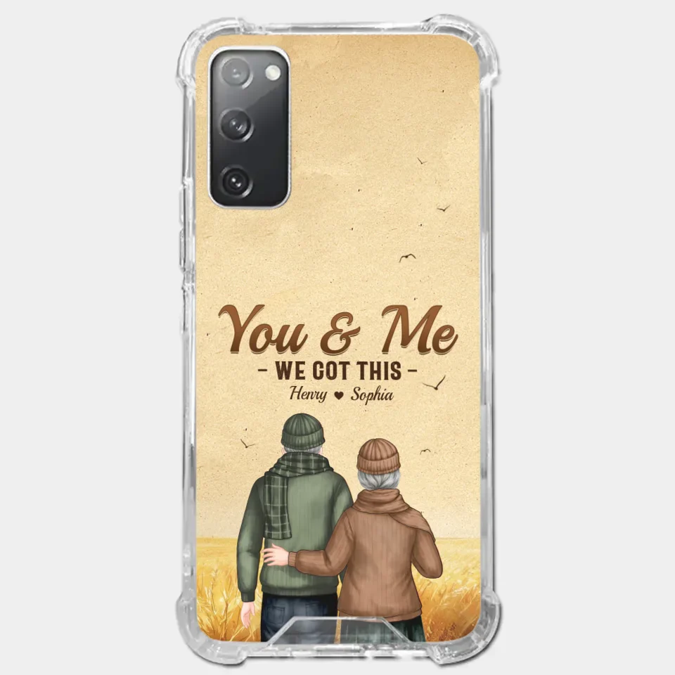 You & Me, We Got It - Couple Personalized Custom Clear Phone Case - Gift For Husband Wife, Anniversary