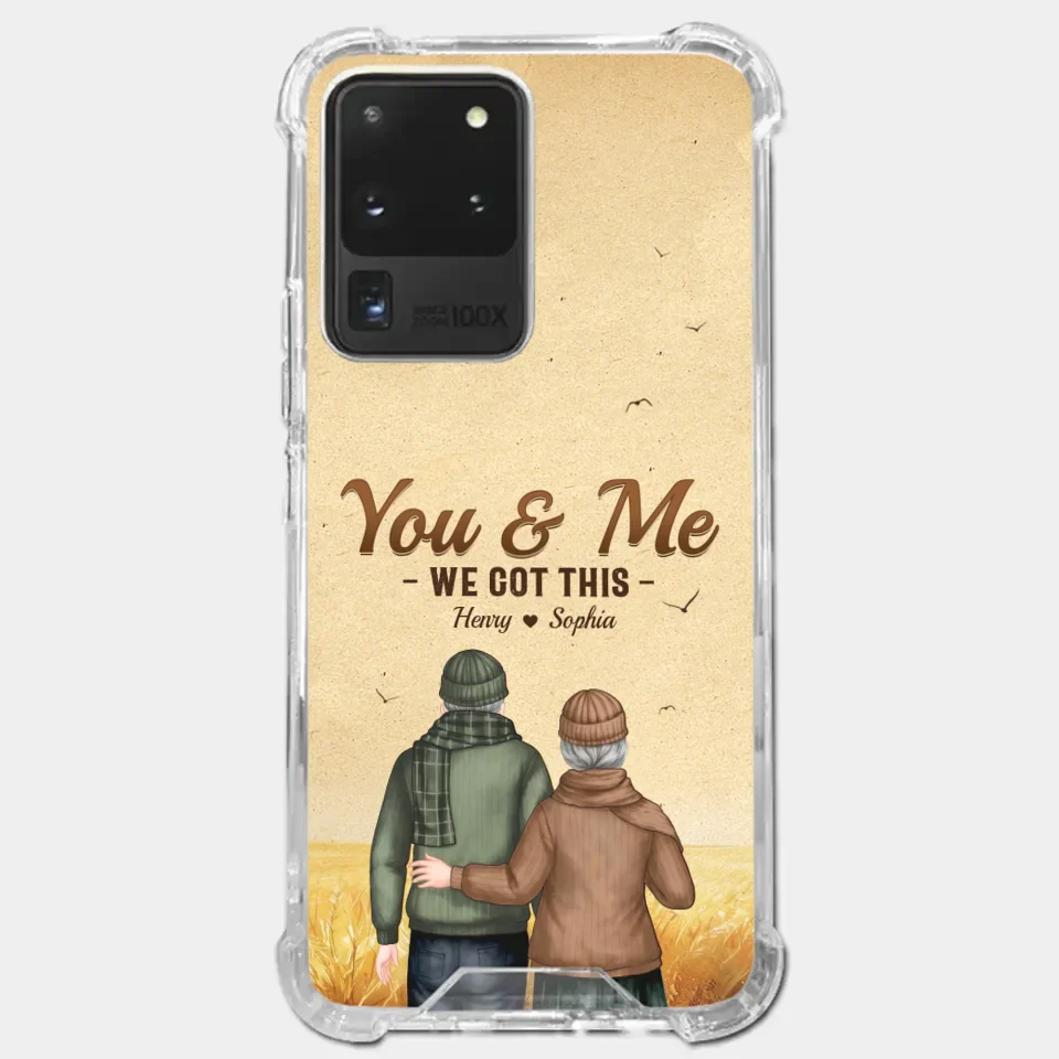 You & Me, We Got It - Couple Personalized Custom Clear Phone Case - Gift For Husband Wife, Anniversary
