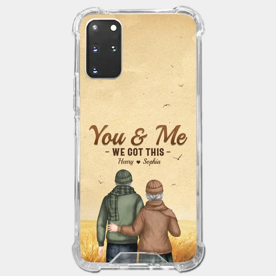 You & Me, We Got It - Couple Personalized Custom Clear Phone Case - Gift For Husband Wife, Anniversary