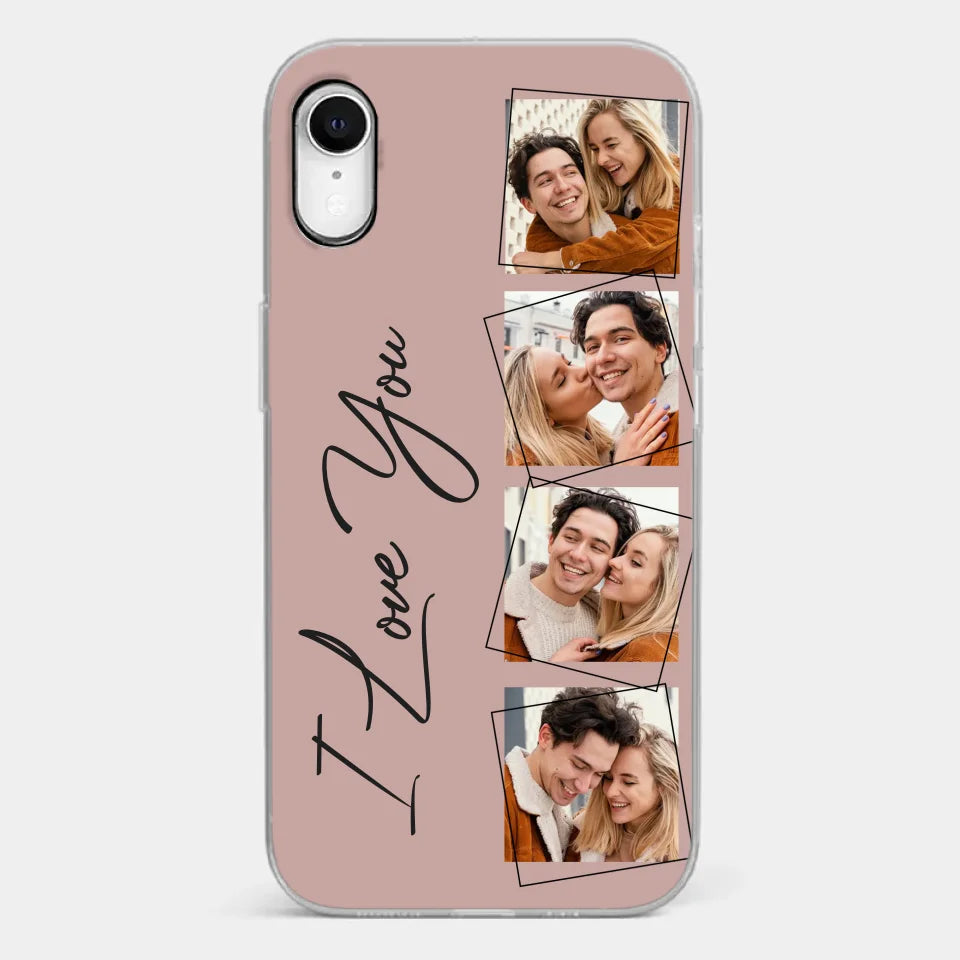 Custom Photo I Love You So Much - Couple Personalized Custom Clear Phone Case - Gift For Husband Wife, Anniversary