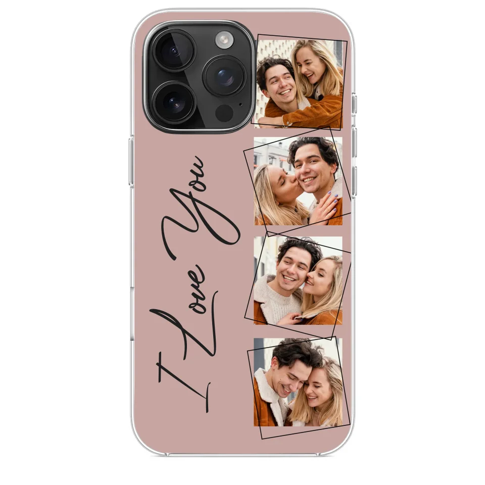 Custom Photo I Love You So Much - Couple Personalized Custom Clear Phone Case - Gift For Husband Wife, Anniversary