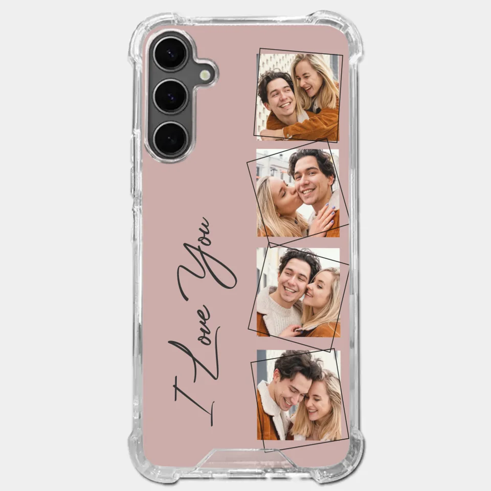 Custom Photo I Love You So Much - Couple Personalized Custom Clear Phone Case - Gift For Husband Wife, Anniversary