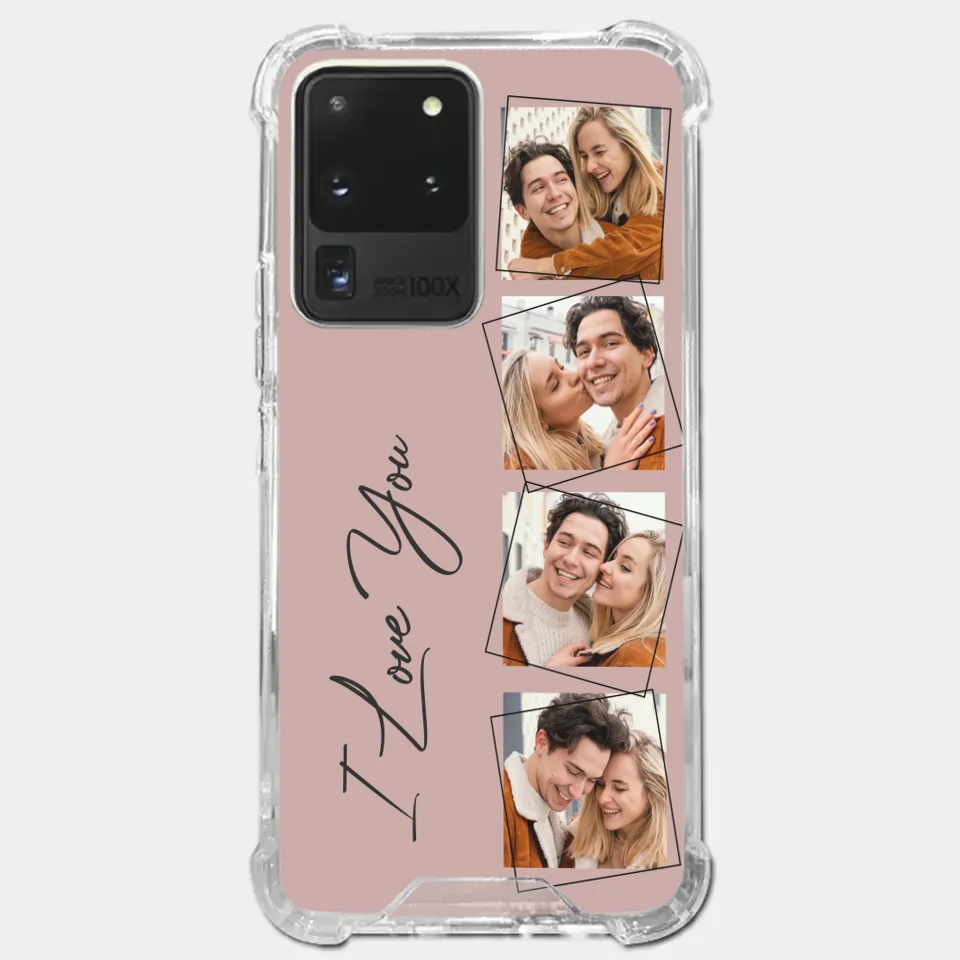 Custom Photo I Love You So Much - Couple Personalized Custom Clear Phone Case - Gift For Husband Wife, Anniversary
