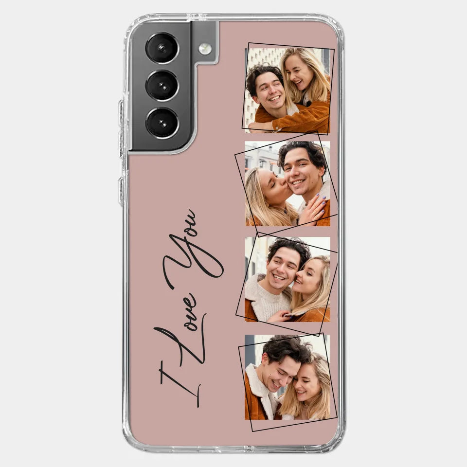 Custom Photo I Love You So Much - Couple Personalized Custom Clear Phone Case - Gift For Husband Wife, Anniversary
