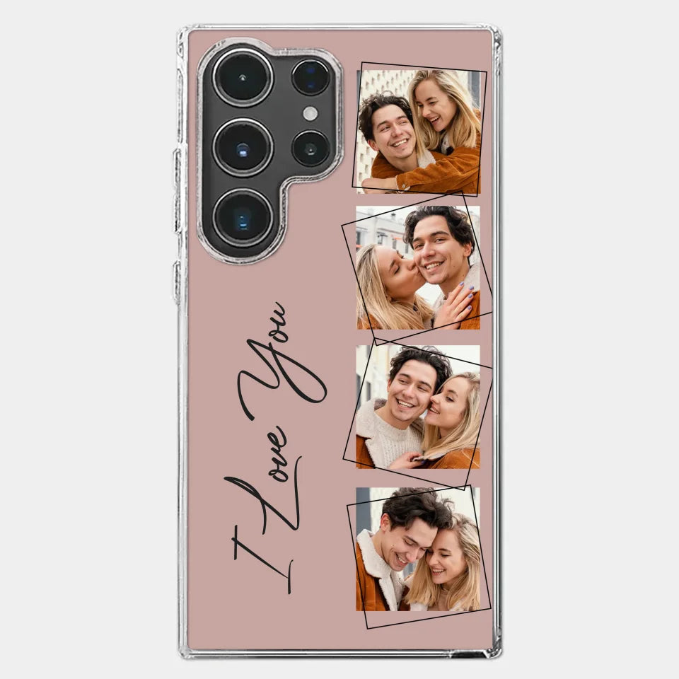 Custom Photo I Love You So Much - Couple Personalized Custom Clear Phone Case - Gift For Husband Wife, Anniversary