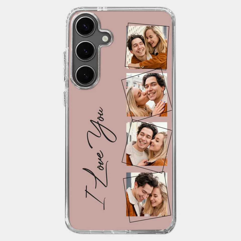Custom Photo I Love You So Much - Couple Personalized Custom Clear Phone Case - Gift For Husband Wife, Anniversary