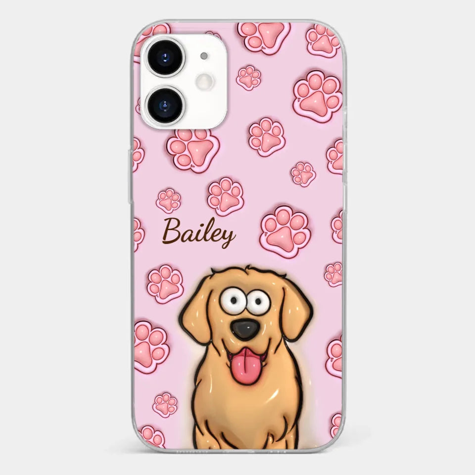 Furry Friends Are The Ultimate Healers - Dog & Cat Personalized Custom 3D Inflated Effect Printed Clear Phone Case - Gift For Pet Owners, Pet Lovers