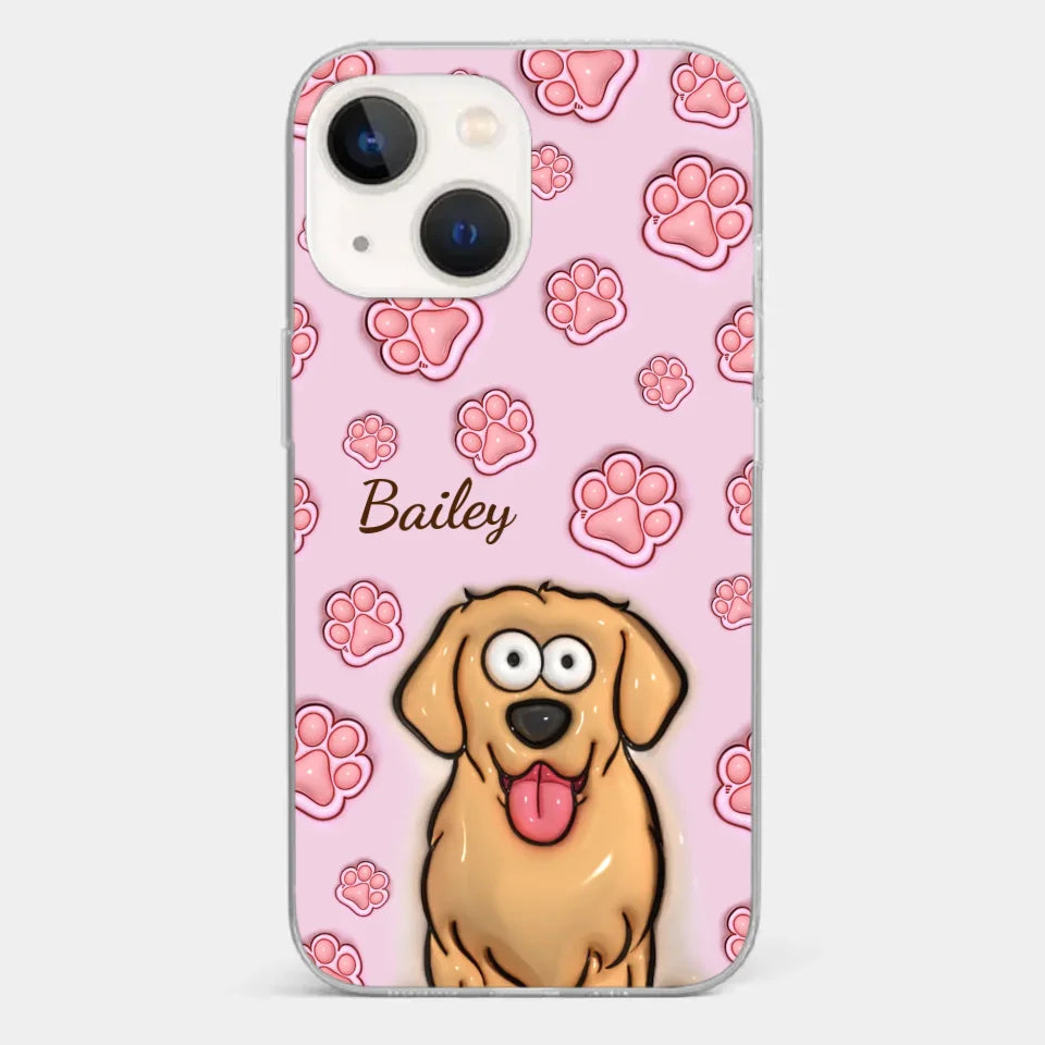 Furry Friends Are The Ultimate Healers - Dog & Cat Personalized Custom 3D Inflated Effect Printed Clear Phone Case - Gift For Pet Owners, Pet Lovers