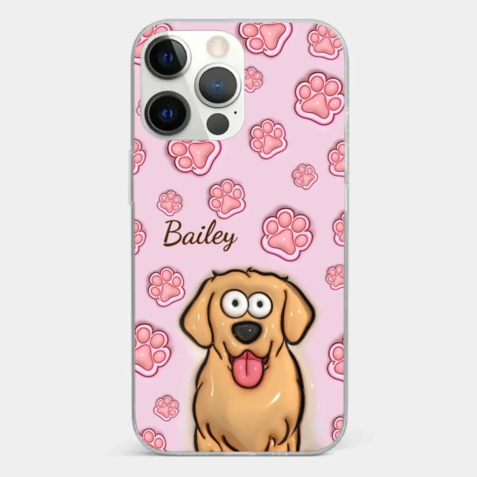 Furry Friends Are The Ultimate Healers - Dog & Cat Personalized Custom 3D Inflated Effect Printed Clear Phone Case - Gift For Pet Owners, Pet Lovers