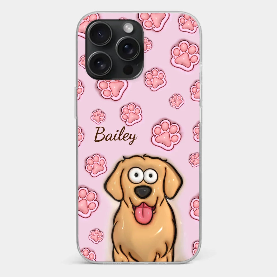 Furry Friends Are The Ultimate Healers - Dog & Cat Personalized Custom 3D Inflated Effect Printed Clear Phone Case - Gift For Pet Owners, Pet Lovers