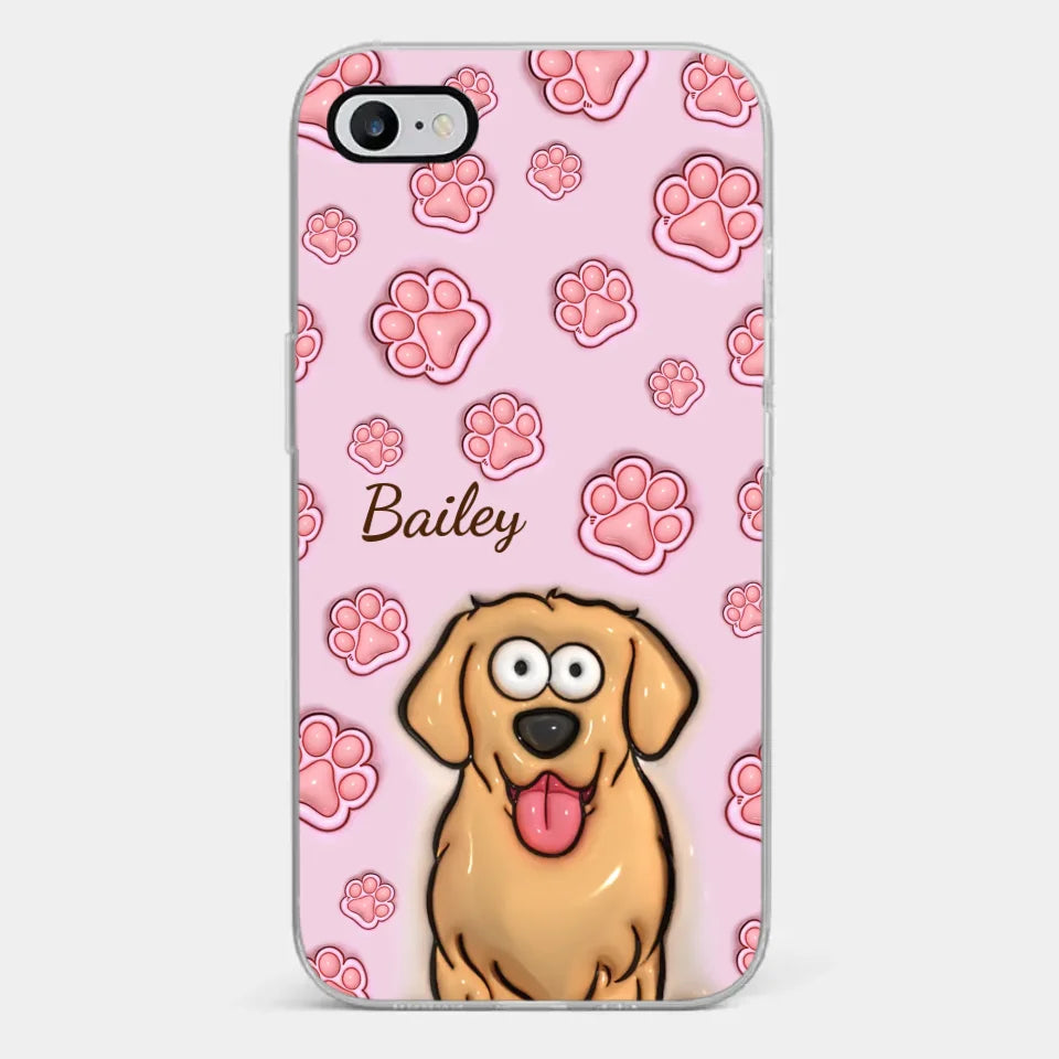 Furry Friends Are The Ultimate Healers - Dog & Cat Personalized Custom 3D Inflated Effect Printed Clear Phone Case - Gift For Pet Owners, Pet Lovers
