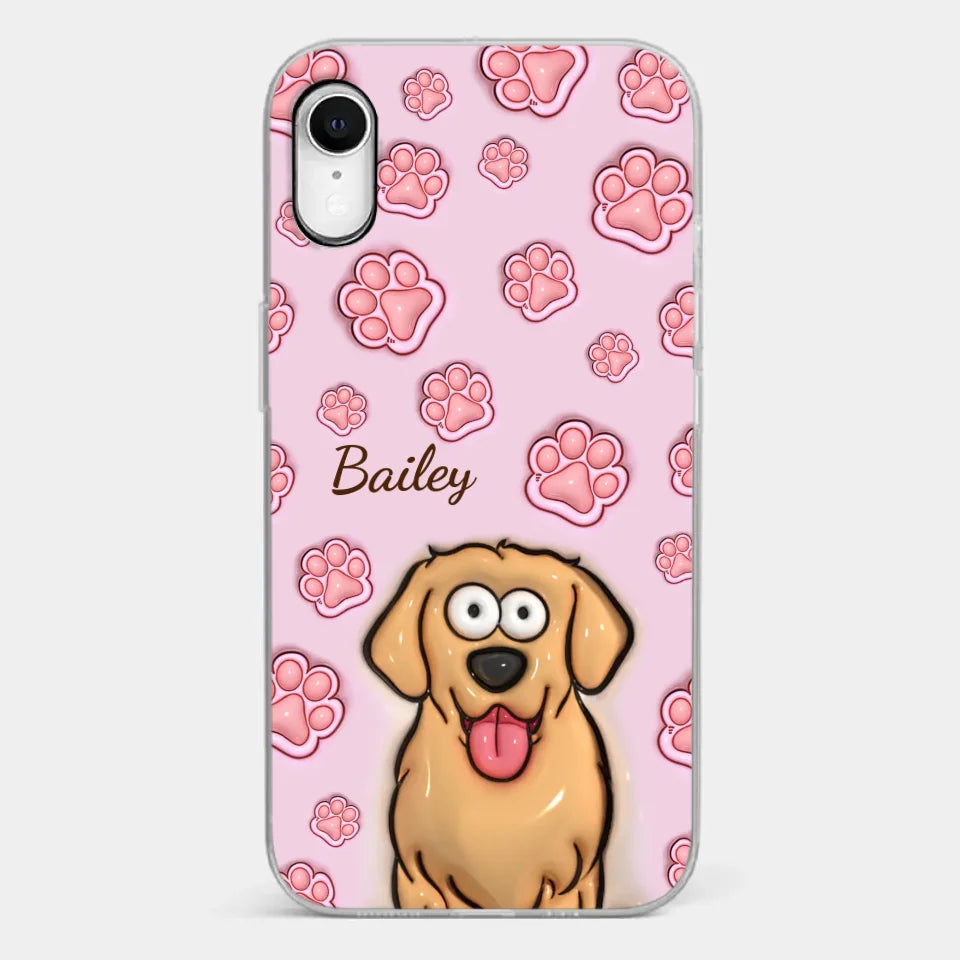 Furry Friends Are The Ultimate Healers - Dog & Cat Personalized Custom 3D Inflated Effect Printed Clear Phone Case - Gift For Pet Owners, Pet Lovers
