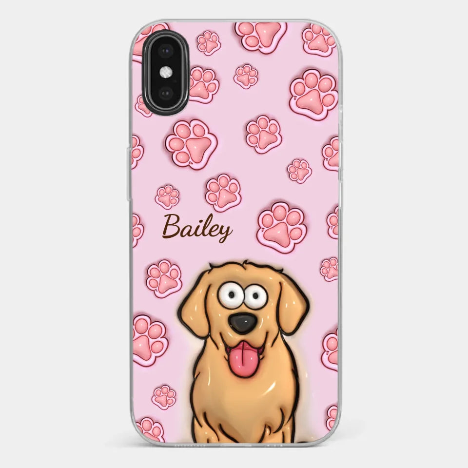 Furry Friends Are The Ultimate Healers - Dog & Cat Personalized Custom 3D Inflated Effect Printed Clear Phone Case - Gift For Pet Owners, Pet Lovers