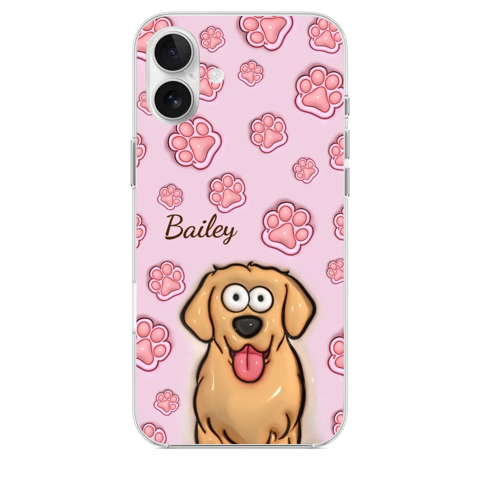 Furry Friends Are The Ultimate Healers - Dog & Cat Personalized Custom 3D Inflated Effect Printed Clear Phone Case - Gift For Pet Owners, Pet Lovers