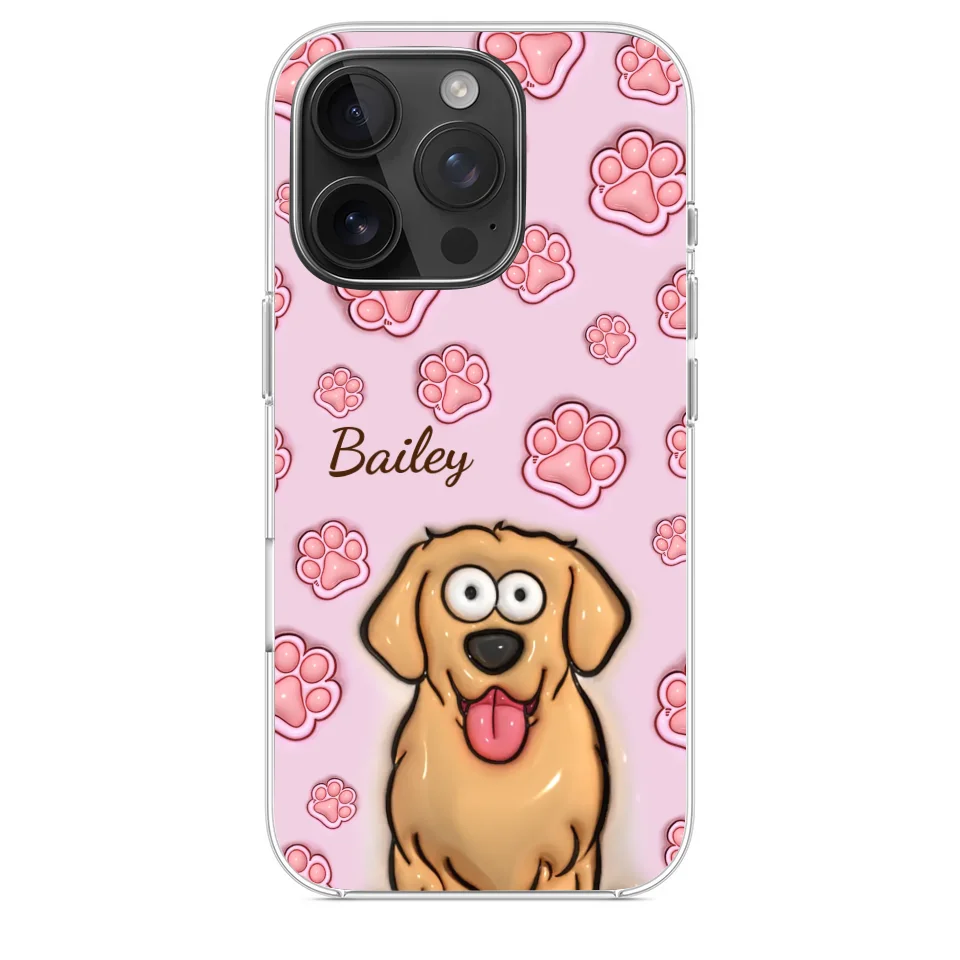 Furry Friends Are The Ultimate Healers - Dog & Cat Personalized Custom 3D Inflated Effect Printed Clear Phone Case - Gift For Pet Owners, Pet Lovers
