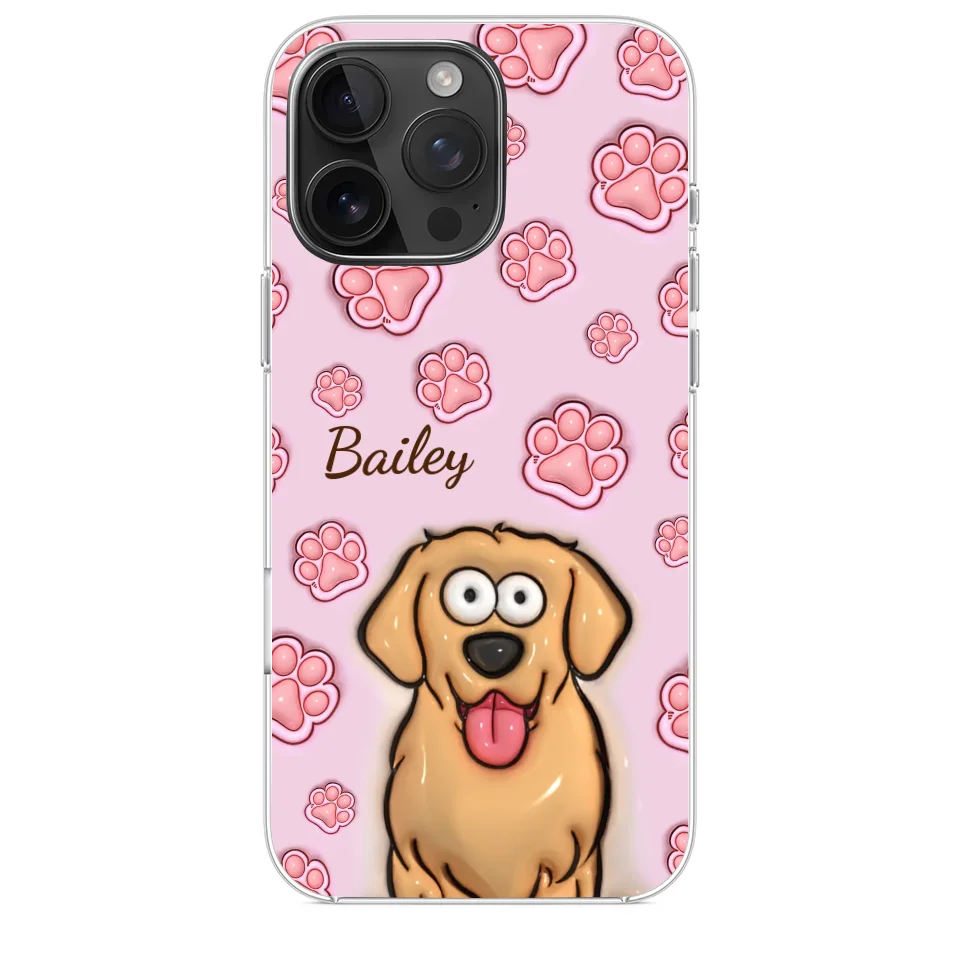 Furry Friends Are The Ultimate Healers - Dog & Cat Personalized Custom 3D Inflated Effect Printed Clear Phone Case - Gift For Pet Owners, Pet Lovers