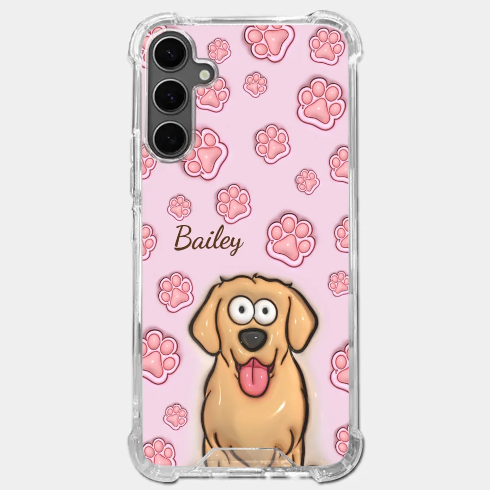 Furry Friends Are The Ultimate Healers - Dog & Cat Personalized Custom 3D Inflated Effect Printed Clear Phone Case - Gift For Pet Owners, Pet Lovers