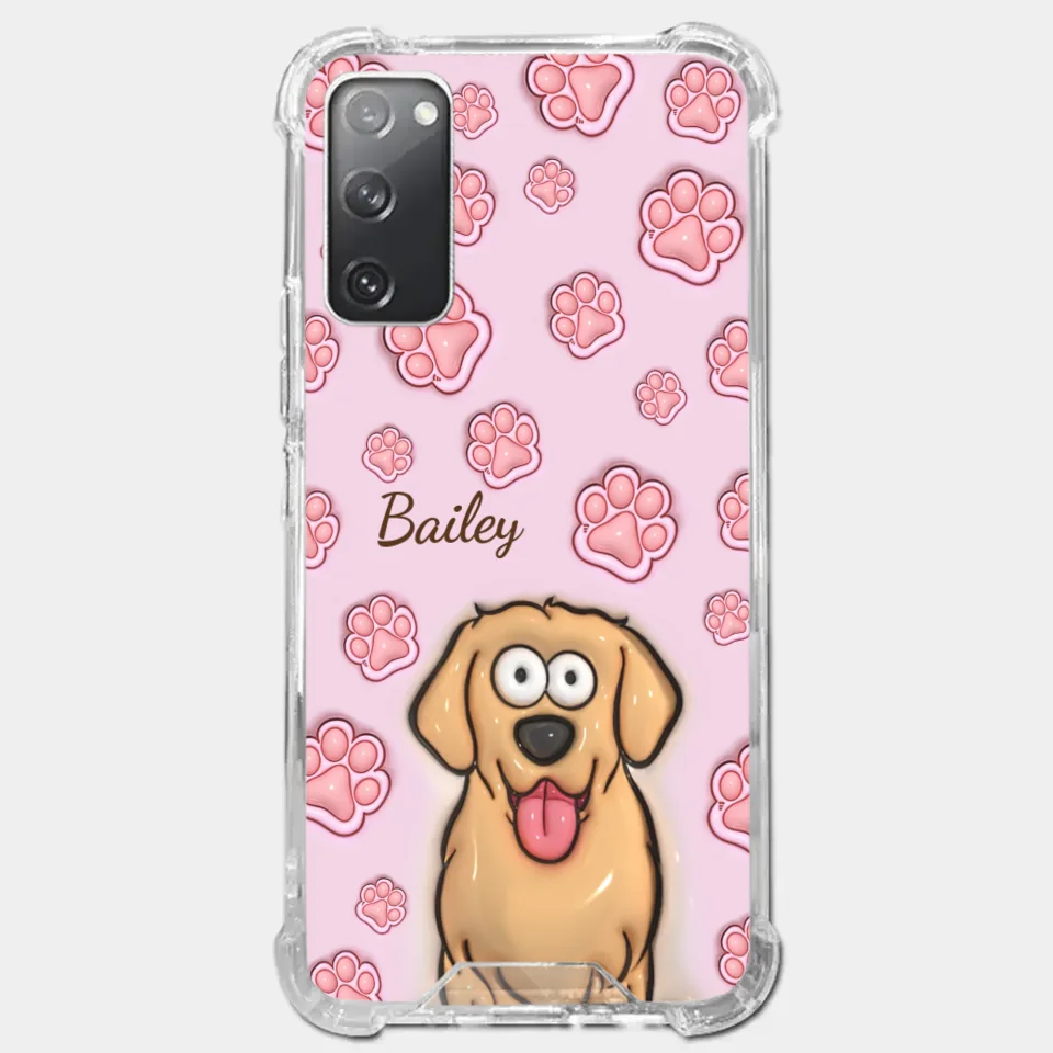 Furry Friends Are The Ultimate Healers - Dog & Cat Personalized Custom 3D Inflated Effect Printed Clear Phone Case - Gift For Pet Owners, Pet Lovers