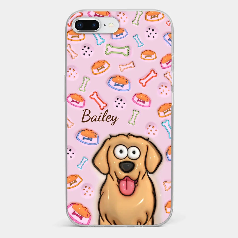 Furry Friends Don’t Just Heal Wounds, They Fill Hearts With Love - Dog Personalized Custom 3D Inflated Effect Printed Clear Phone Case - Gift For Pet Owners, Pet Lovers
