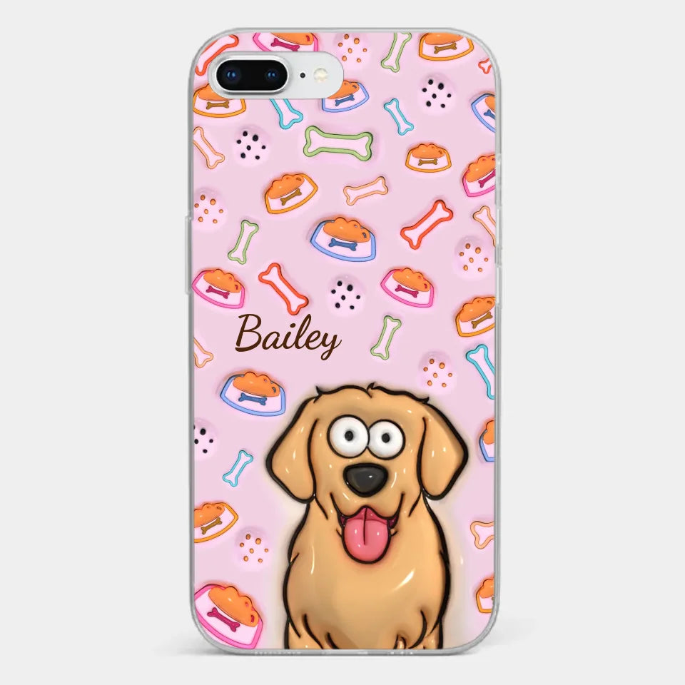 Furry Friends Don’t Just Heal Wounds, They Fill Hearts With Love - Dog Personalized Custom 3D Inflated Effect Printed Clear Phone Case - Gift For Pet Owners, Pet Lovers