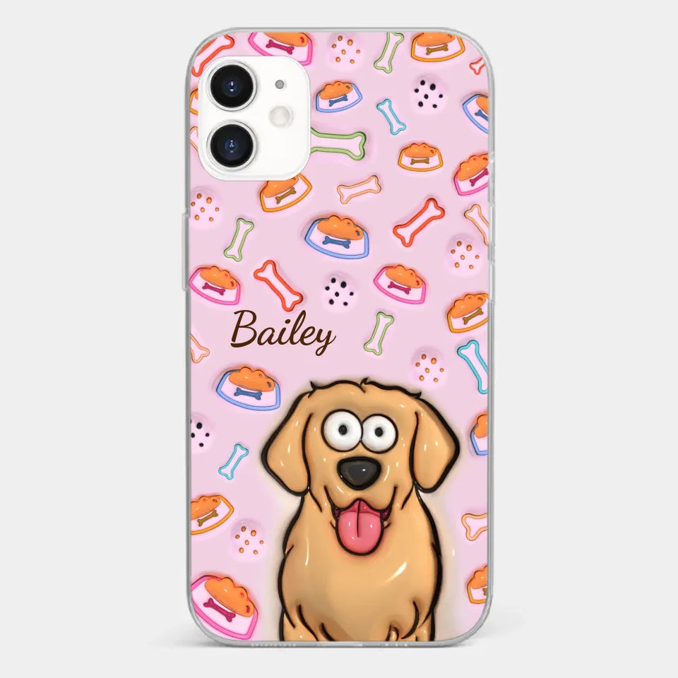 Furry Friends Don’t Just Heal Wounds, They Fill Hearts With Love - Dog Personalized Custom 3D Inflated Effect Printed Clear Phone Case - Gift For Pet Owners, Pet Lovers