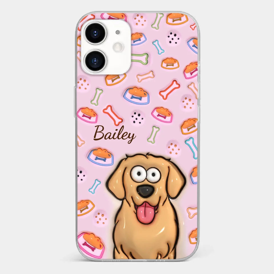 Furry Friends Don’t Just Heal Wounds, They Fill Hearts With Love - Dog Personalized Custom 3D Inflated Effect Printed Clear Phone Case - Gift For Pet Owners, Pet Lovers