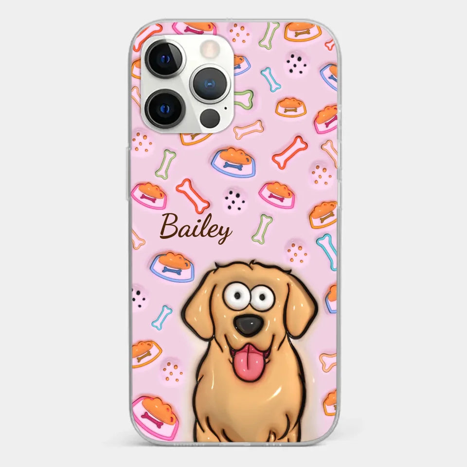 Furry Friends Don’t Just Heal Wounds, They Fill Hearts With Love - Dog Personalized Custom 3D Inflated Effect Printed Clear Phone Case - Gift For Pet Owners, Pet Lovers