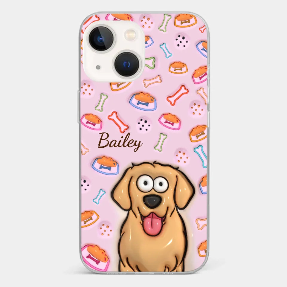 Furry Friends Don’t Just Heal Wounds, They Fill Hearts With Love - Dog Personalized Custom 3D Inflated Effect Printed Clear Phone Case - Gift For Pet Owners, Pet Lovers