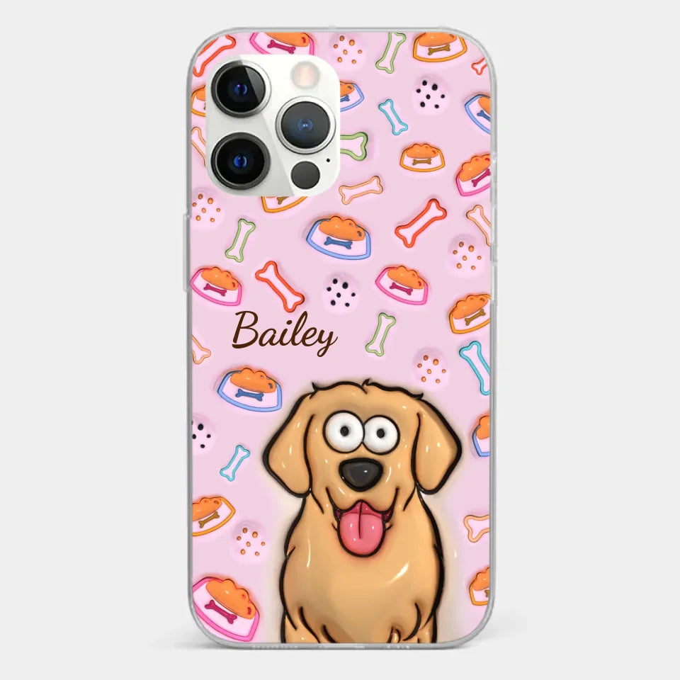 Furry Friends Don’t Just Heal Wounds, They Fill Hearts With Love - Dog Personalized Custom 3D Inflated Effect Printed Clear Phone Case - Gift For Pet Owners, Pet Lovers