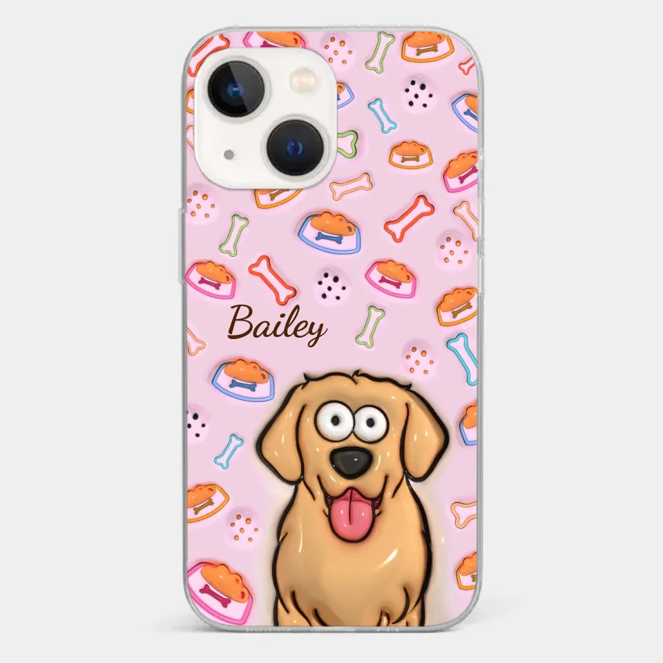 Furry Friends Don’t Just Heal Wounds, They Fill Hearts With Love - Dog Personalized Custom 3D Inflated Effect Printed Clear Phone Case - Gift For Pet Owners, Pet Lovers