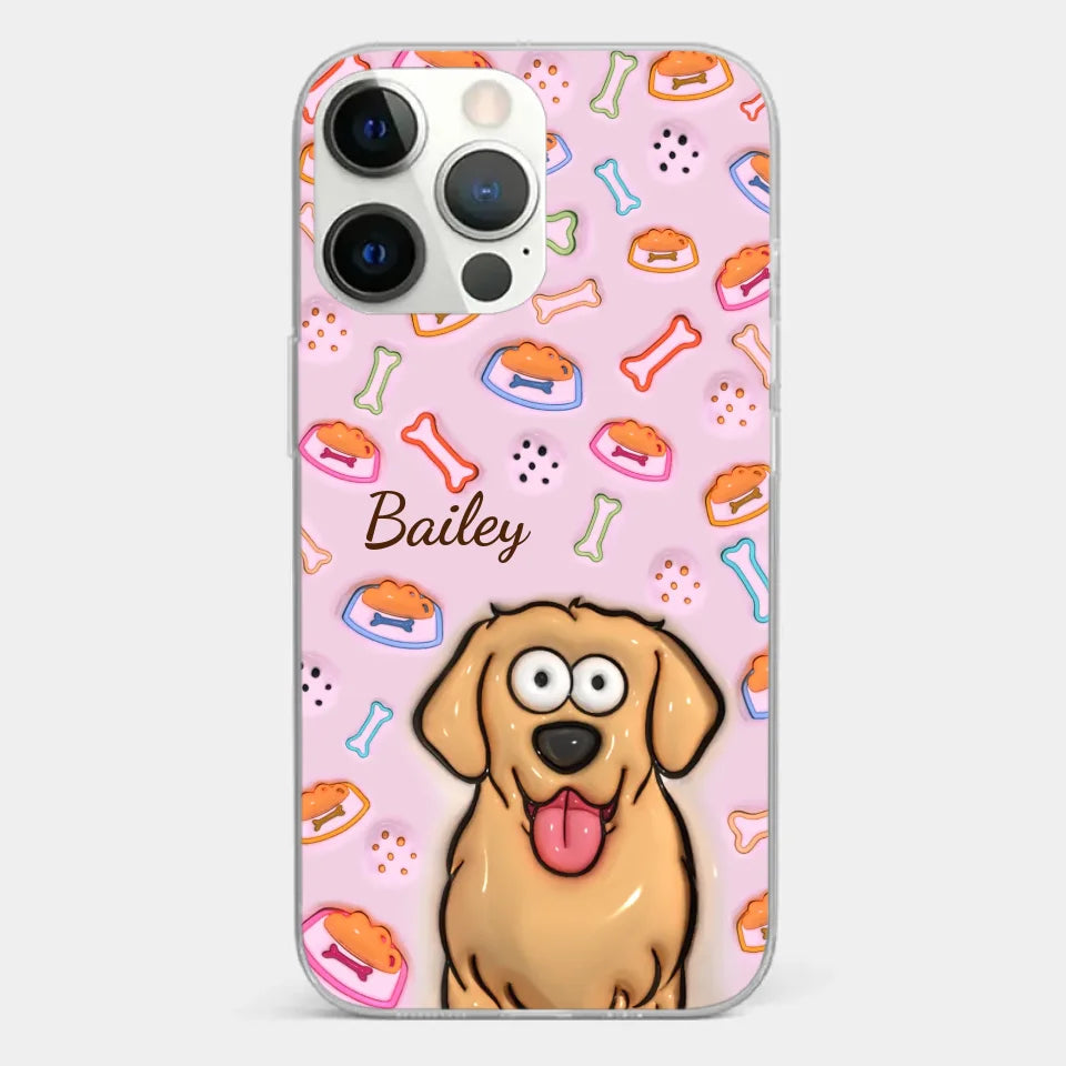 Furry Friends Don’t Just Heal Wounds, They Fill Hearts With Love - Dog Personalized Custom 3D Inflated Effect Printed Clear Phone Case - Gift For Pet Owners, Pet Lovers